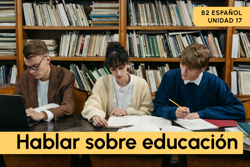 Hablar sobre educación